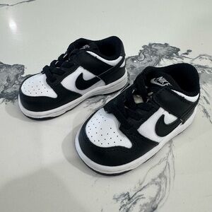 Jordan Kids Black and White Sneakers
